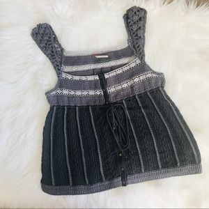 Free People Crochet top